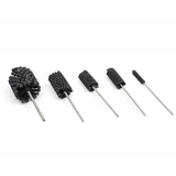 Flexible-honing ball brushes